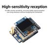 VRX-75DF 6.1-7.2 GHz Video Receiver VRX 7.2 GHz 64-Channel FPV Analog Image Transmission Receivers for FPV Drones