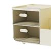 Makeup Organizer Multifunctional Skincare Cosmetic Storage with 2 Drawers for Vanity Desktop Cream