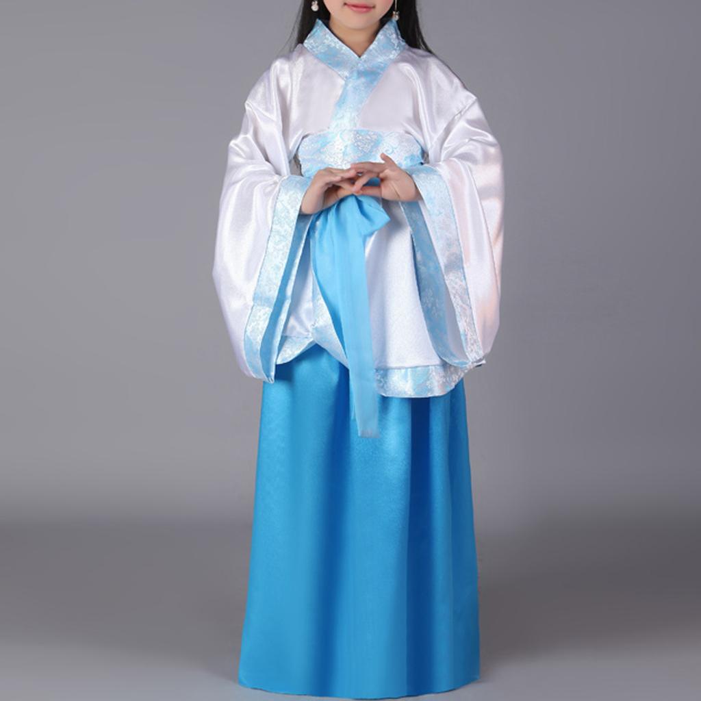 Traditional Chinese Girls Hanfu Outfit Vintage Style Dress Set with Skirt for Role Play and Cultural Events Suitable for Various Occasions