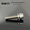 TC4 Titanium Alloy Anti-Drop M5 Bolt for Bicycle Brake & Thumb Shifter