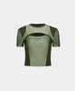 ADSB ANDERSSON BELL (Essential Cutout Racing T-Shirt Atb1097W(Khaki)