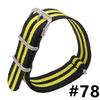18MM 20MM 22MM Nylon Watch Band Sport Casual Straps Replacement With Stainless Steel Buckle For Men Women's Watch Accessories