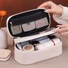 Women's Cosmetic Bag Makeup Bag Double Layer Large Capacity Luxury Cosmetics Organizer Travel Essentials Women Cosmetic Bag