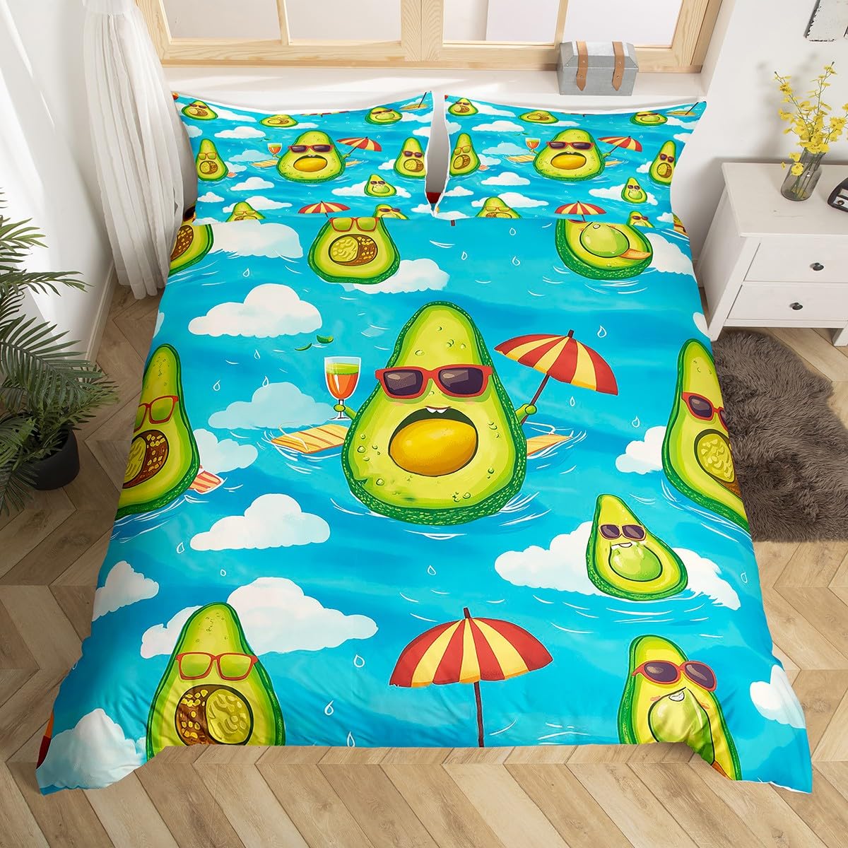 

Комплект пододеяльника для немецкой овчарки Твин, Морской маяк Милый животный постельный комплект, Океанский пляж Гавайи Летний пододеяльник EU Single(135x200cm)