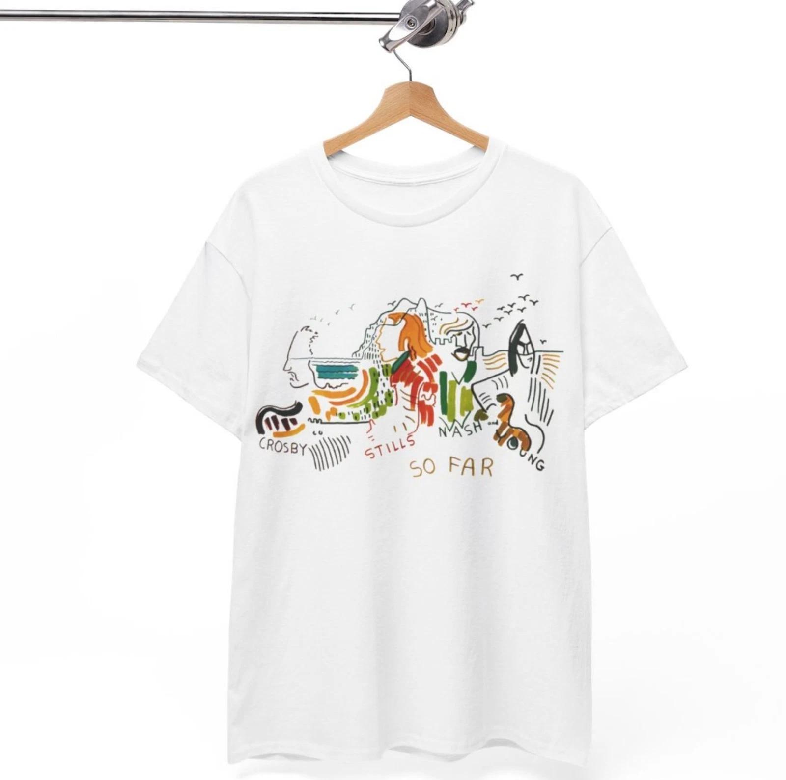 Vintage So Far by Crosby, Stills, Nash Young T-Shirt David Stephen Graham Neil M