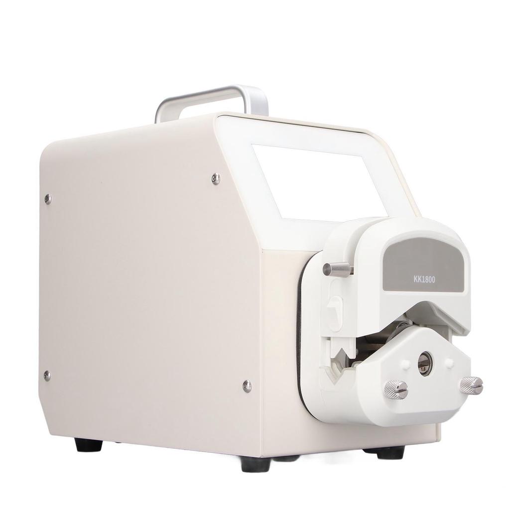 UIP Peristaltic Pump WIFI Large Flow 3 Rotor Pedal Switch Touchscreen Stepper Motor Dosing Pump 100‑240V US Plug