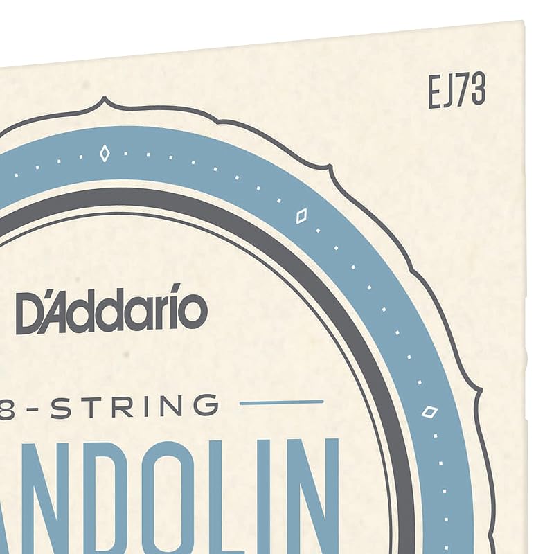 D'Addario Mandolin Strings, Phosphor Bronze, Light, .010-.038 EJ73 [Domestic Genuine Product]