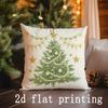 Home Decor Christmas-Themed Decorative Pillow Covers With Stars Pattern Cushion Cover Suitable For Sofa Bedroom Car Pillow Cover