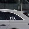20x10 cm Car Stickers Vinyl Decal Triple Moon Goddess Wicca Pentacle Motorcycle Decorative Accessories