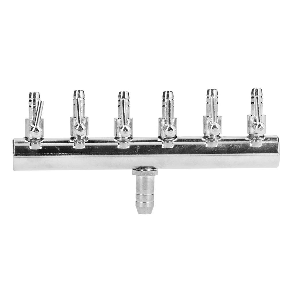 Fish Tank Distribution Valve Fish Tank Oxygen Pipe Carbon Dioxide Adjustment Switch Stainless Steel