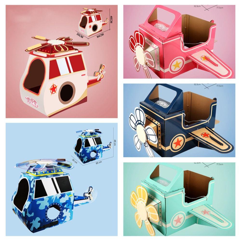 Engine Car Dinosaur Cardboard Box Car Dinosaur Paper House Performance Props