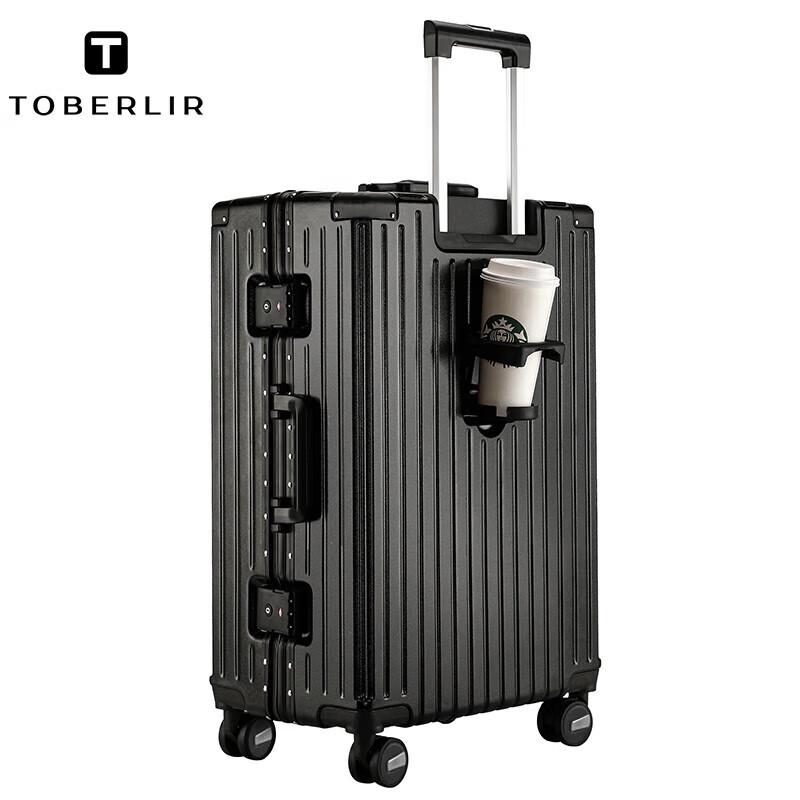 TOBERLIR Silent Wheel Unisex Luggage