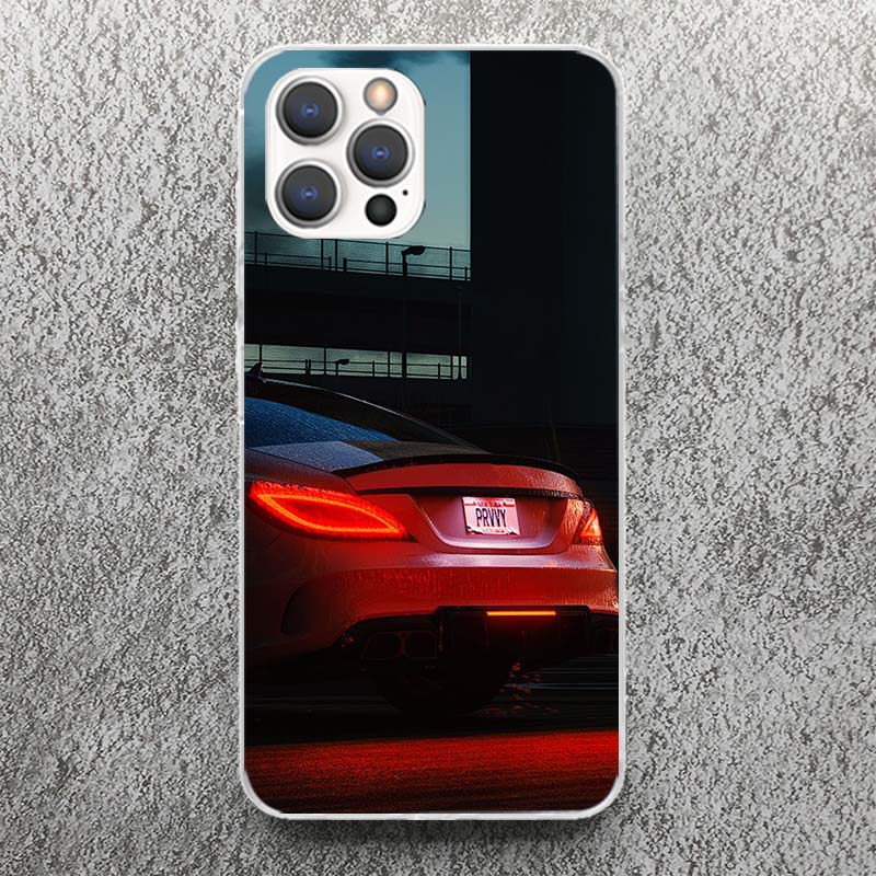 Sport Car C63 E63 S63 G63 Phone Case For Apple iPhone 16 15 14 13 12 11 Pro Max Mini XS XR X 7 Plus 8 + SE Soft Silicone Print S