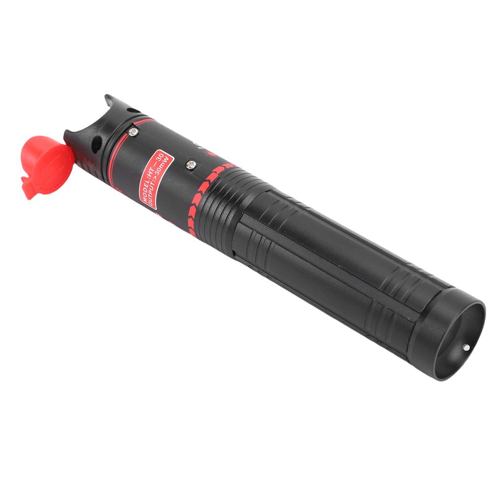 Fiber Optic Test Pen 30KM Visual Fault Locator Red Light Source Rechargeable Optical Cable Tester
