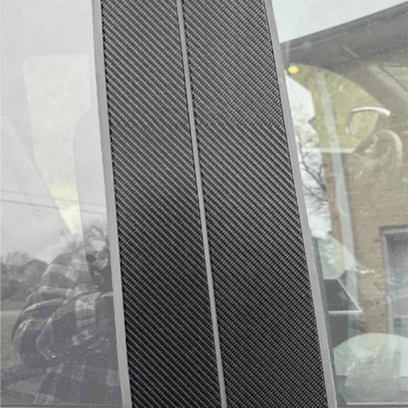 4pcs Car Window Pillar Posts Trims Decorative Strickers Exterior Parts Fit For Toyota Tacoma 2024