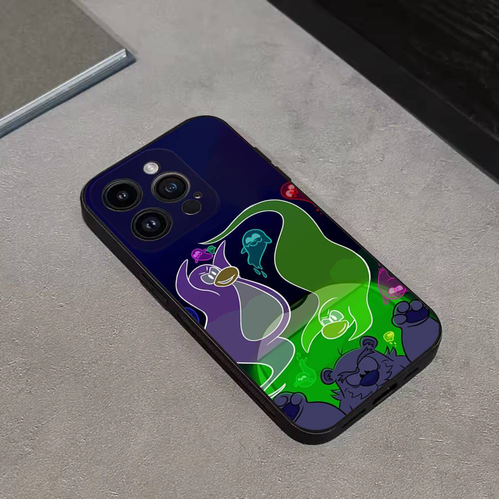 

Game Club Penguin Phone Case For iPhone 16,15,14,13,12,11 Plus,Pro Max,XS,X,XR,SE,Mini,8,7,Soft Silicone Black Cover iPhone12