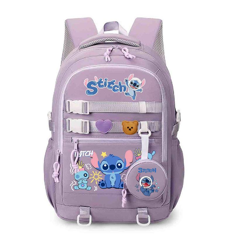 Stitch Backpack - Student Style for Boys & Girls Back-to-School Book Bag & Everyday Teen Backpack