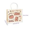 Foldable Handbag Capybara Shopping Bag Durable Storage Bags