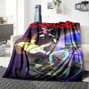 1pc Blanket - Gorillaz band Print Design,Lightweight Blanket for Sofa,Bed- Soft &Warm,Gift for All Seasons
