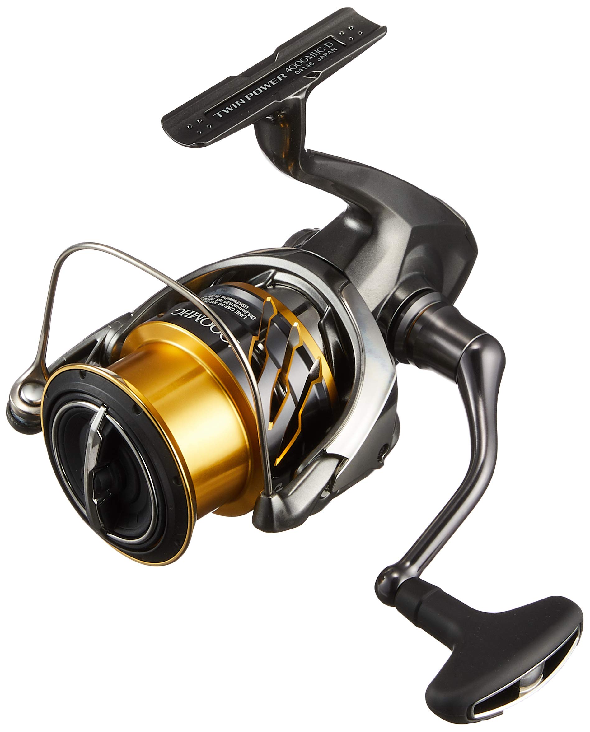 

Shimano 20 Twin Power 4000MHG Spinning Reel for Sea Cherry Light and Rockfish Surf, Bass, Salmon, Jigging,