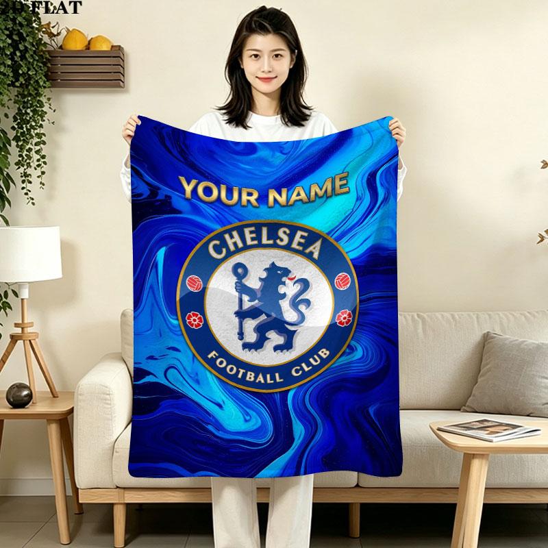 Custom Chelsea F.C Blanket, High Quality Comfortable for All Seasons, Home Decor, Warmth and Comfort