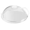 Double Vent Food Cover with Handle PP Food Grade Plate Cover Kitchen Tools