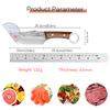 Utility Knife Slicing Meat Fruit Boning Butcher Knife Chef Cooking Cleaver Handmade Wood Handle