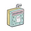 Milk Box Stylish Brooches Creative Alloy Pins For Trendy Men And Women Perfect For Summer 2024 Fashion