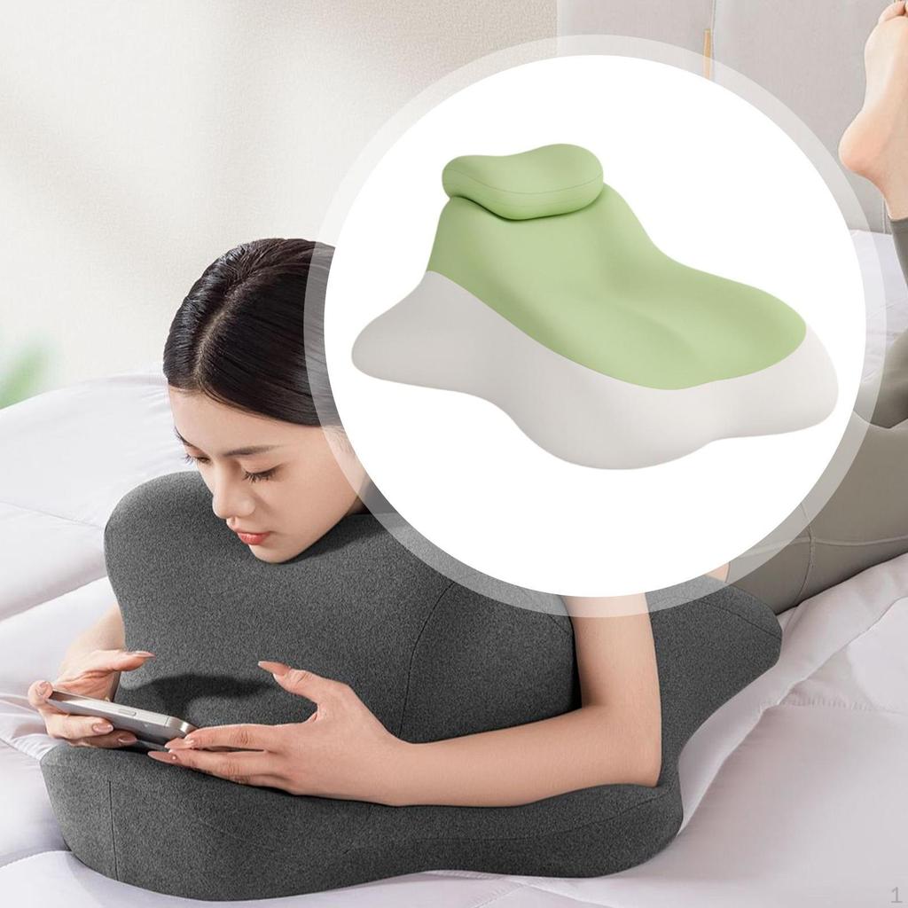 Bed Wedge Pillow Headboard Anti Slip Versatile Trendy Ergonomic Design Sleeping Lie Cushion for Dorm