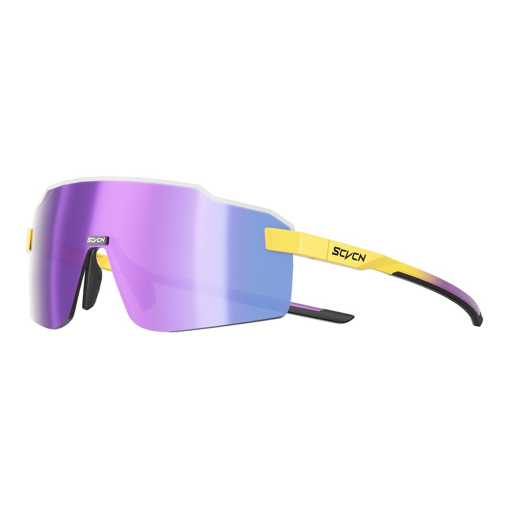 SCVCN Farbige photochrome Radsportbrille Sonnenbrille für Herren Radsport Straßen- und Mountainbike-Brille sowie für Damen Freizeit Wandern Winddicht