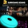 72W/36W RGB LED Ceiling Lights Home Lighting With APP Bluetooth Control Music Light Bedroom Lamps Smart Ceiling Lamp+Remote Control Modern