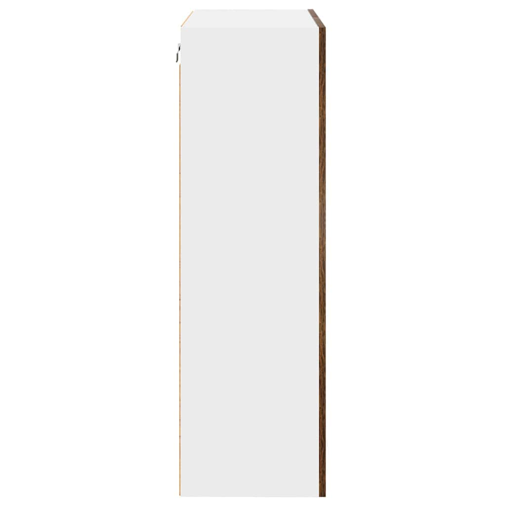 Hanging Cabinet Smoked Oak 60 X 31 X 100 Cm Particleboard