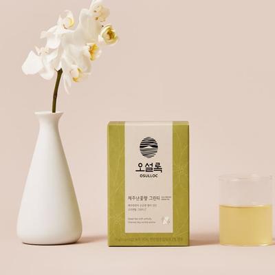 Korean Traditional Tea, Osulloc Jeju Orchid Oriental Green Tea (Paper Tea Bag) 10ea