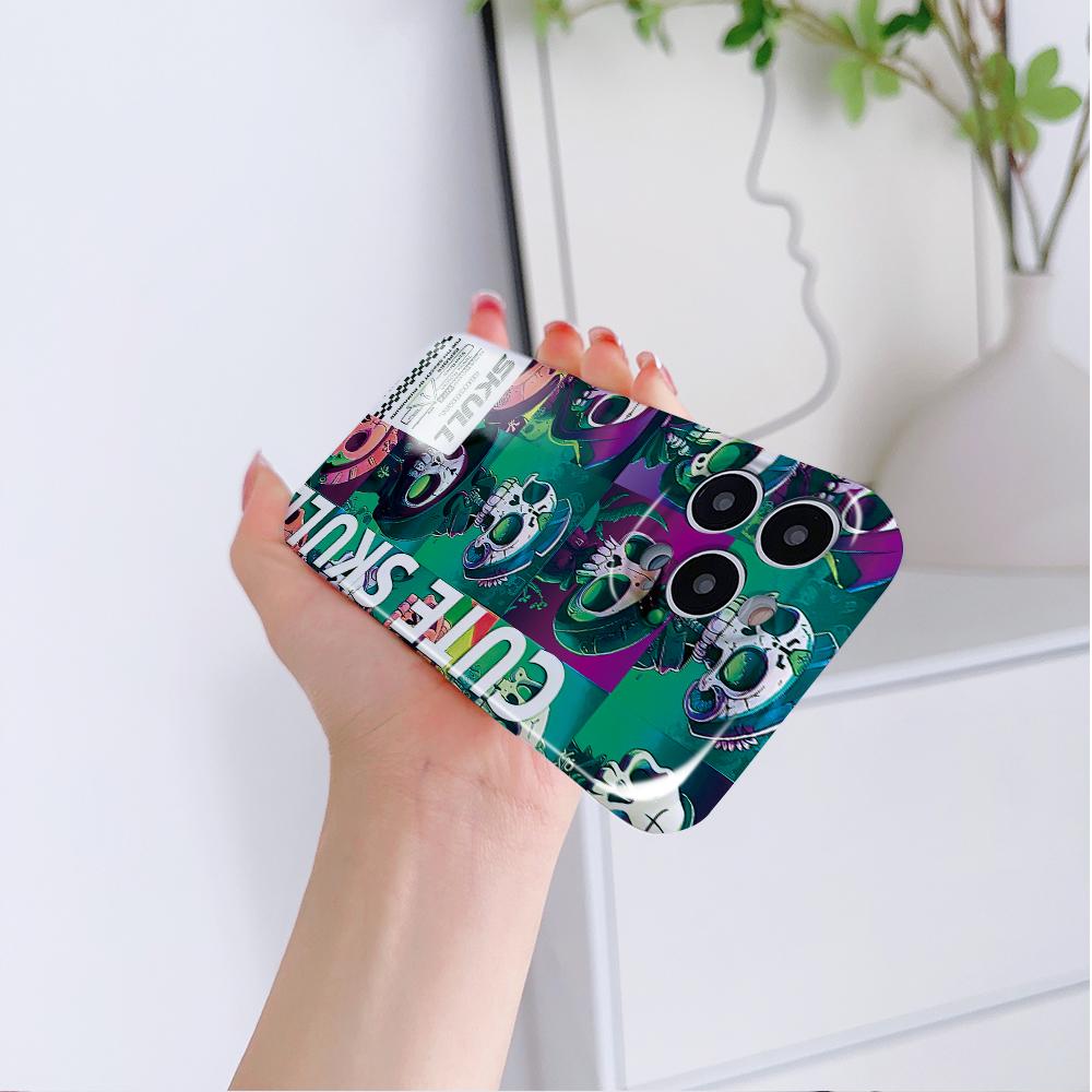 All-inclusive Film Phone Case Cartoon Fashion Design Hard Shell Full Cover Camera Protection Case for Samsung Xiaomi Poco Redmi Infinix Tecno