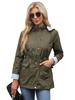 2024 Women's Plus Size Trench Coat with Detachable Hood - Autumn/Winter Collection