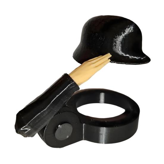 

Солдатский салют, пивная бутылка, шлем, многоразовый чехол для бутылки, пылезащитный, герметичный, защитный колпачок, новинка, подарок для ветеранов, коллекционеров