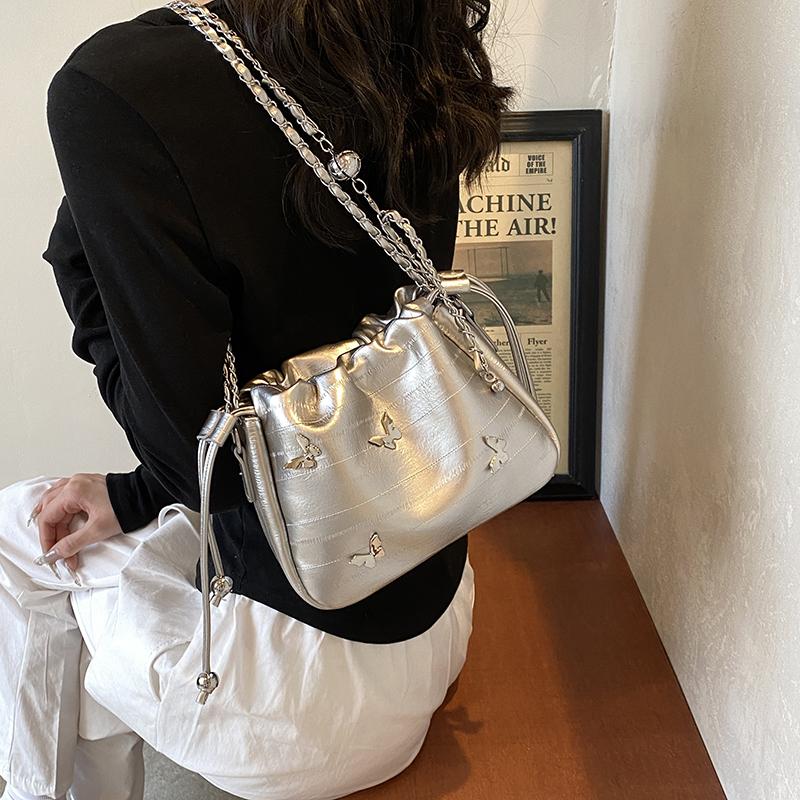 Fashi Sold PU String Shoulder Bags Brand Bow Large Capacity Sweet Bags for Women 2026 High Quality Versatile Women's Handbags