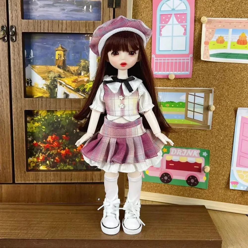 Haine Păpușă BJD 1/6 Păpușă 30cm Set Fustă Drăguț Haine Casual la Modă