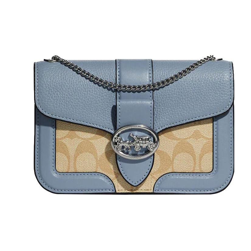 New COACH Georgie Shoulder Bags 7287-SVTVS