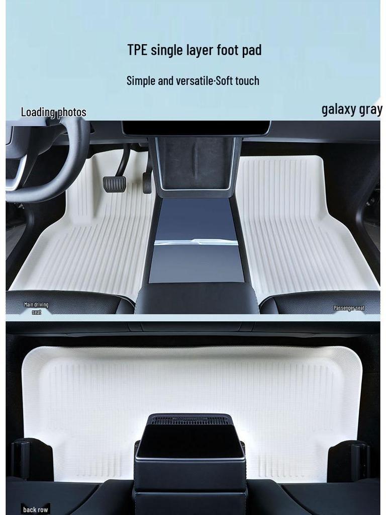 Compatible Tesla Model Y Refresh Floor Mats: 25 Models of TPE Trunk & Car Mats