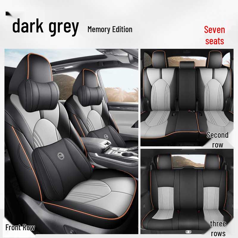 Toyota Highlander Car Seat Cushion - Full Coverage for 5 or 7 Seaters, All-Season Use