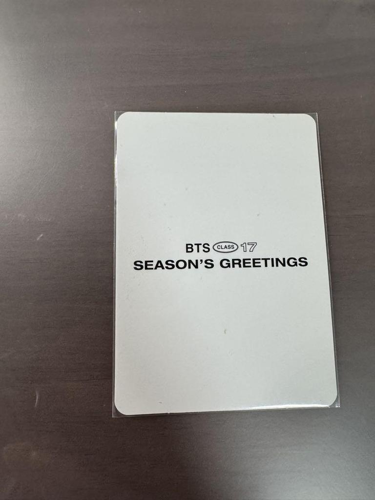 [USED] BTS CLASS 17 Season's Greetings Card Jungkook