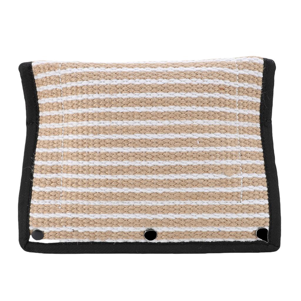 Dog Bite Wedge Jute Multifunctional Comfortable Handle Dog Training Safe Biting Pillow Tug Toy for Small Medium Large Dogs