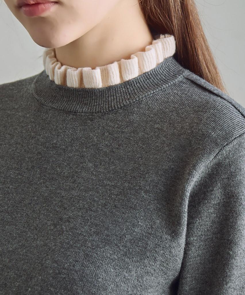 LUSIDA Sand Frill Classic Knit