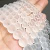 Natural Gemstone Stone Loose Spacer Matte Crystal Beads Pick Size 4 6 8 10mm Round Beads for Making Jewelry