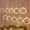 Christmas Decoration Supplies Room Window Stars LED Lights Wishing Ice Strip Lights String Decorations