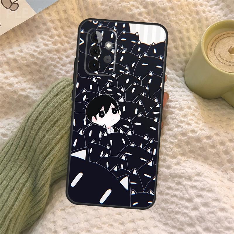 Omori For Samsung Galaxy A34 A54 A14 A13 A52S A33 A53 A73 A12 A22 A32 A52 A72 A71 A51 Phone Case