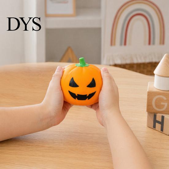 Halloween Stress Ball Cartoon Pumpkin Ball, Squeeze Toy for Relieve Anxiety, Creepy Sensory Fidget Toy, Party Favors Durable