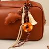Doughnuts Braided Keychain Bag Charm Purse Handbag Bag Accessories Backpack Pendant Charm Car Keychain Hanging Ornament