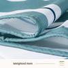 Xxuan Home 72 X 72 Fabric Shower Curtain for Bathroom, Nautical Coastal Waterproof Shower Curtain with Hooks, Sailboats